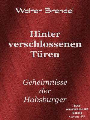 cover image of Hinter verschlossenen Türen